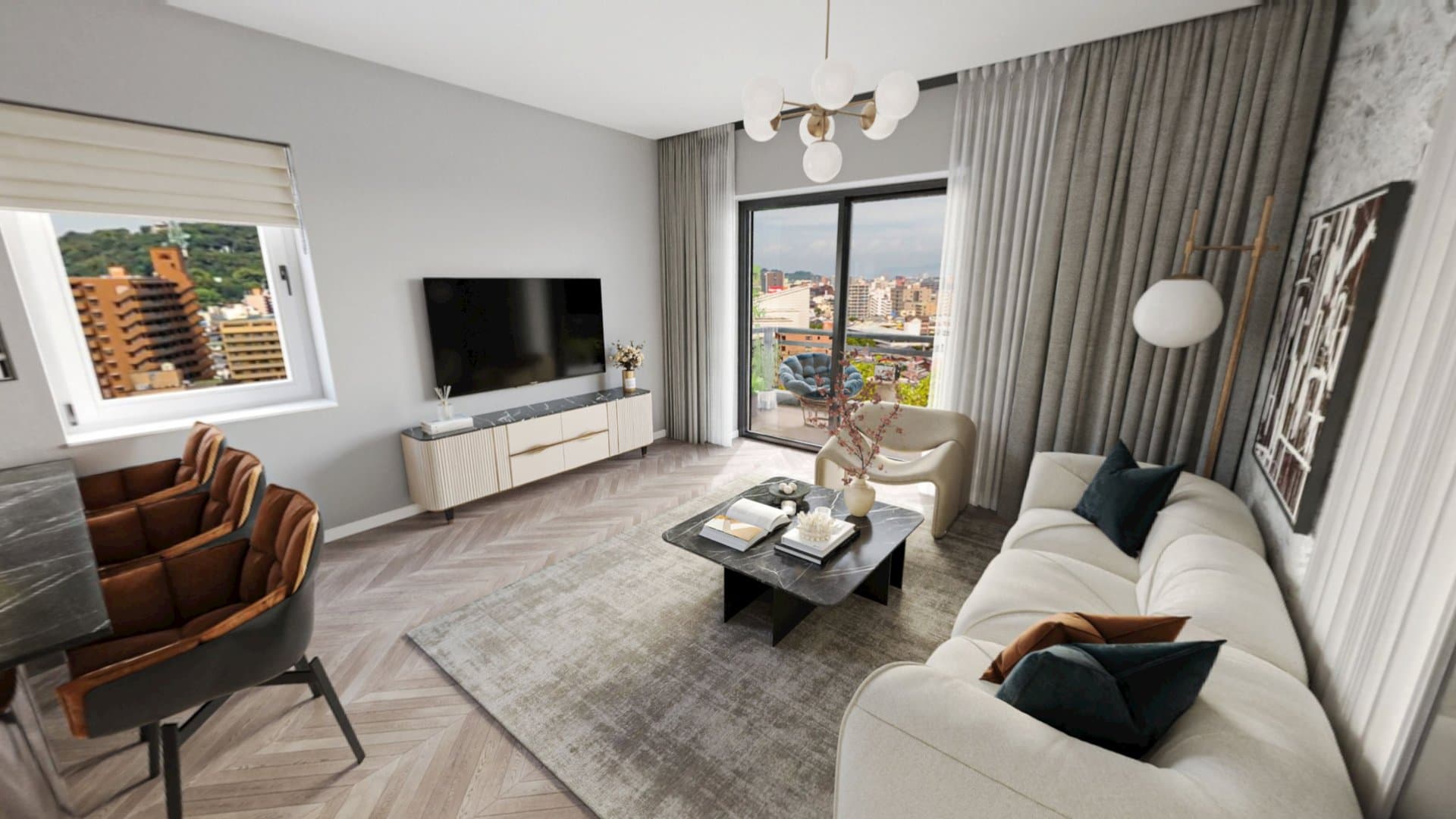 High-End 3D Tour - Virtual staging 3D tour from 2D floor plans